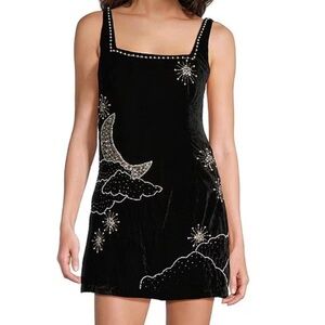 Chelsea & Violet Beaded Moon Mini Dress